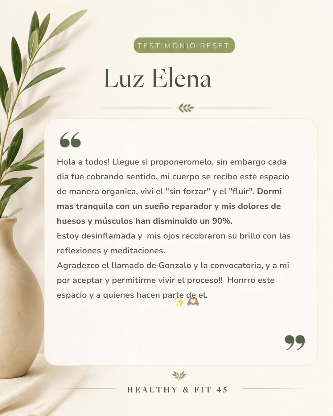 Testimonio de Luz Elena
